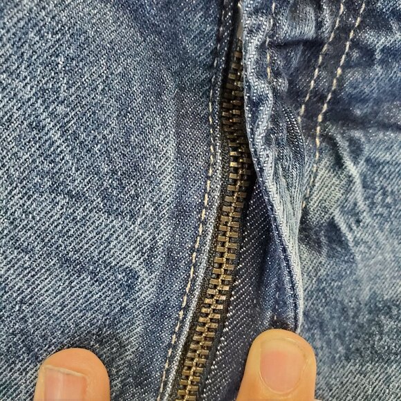 Gap Jeans Womens Size 18/34 Blue 90s Loose Fit Stretch Denim - Picture 10 of 12